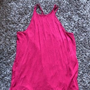 Pink Racerback Tank Top